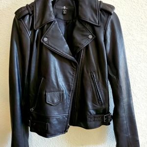 7 For All Mankind Genuine Leather Jacket